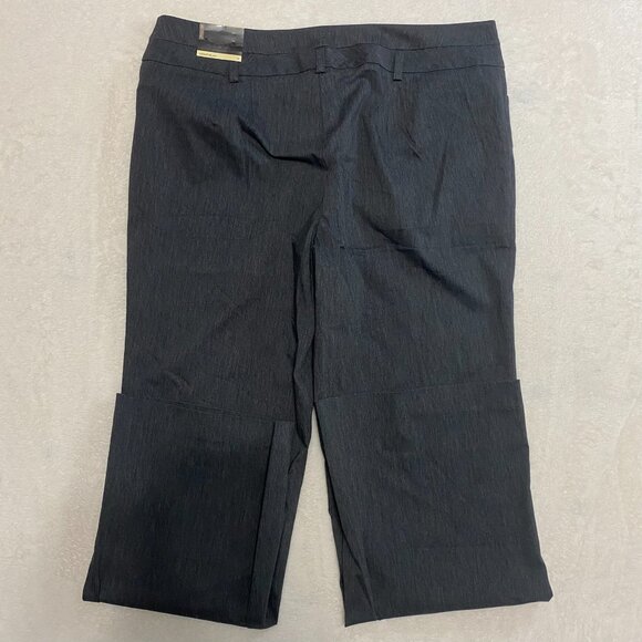 NWT Lane Bryant Women's Dress Pants sz 16 Gray Lafayette Flared Leg Rayon Nylon - Picture 8 of 12